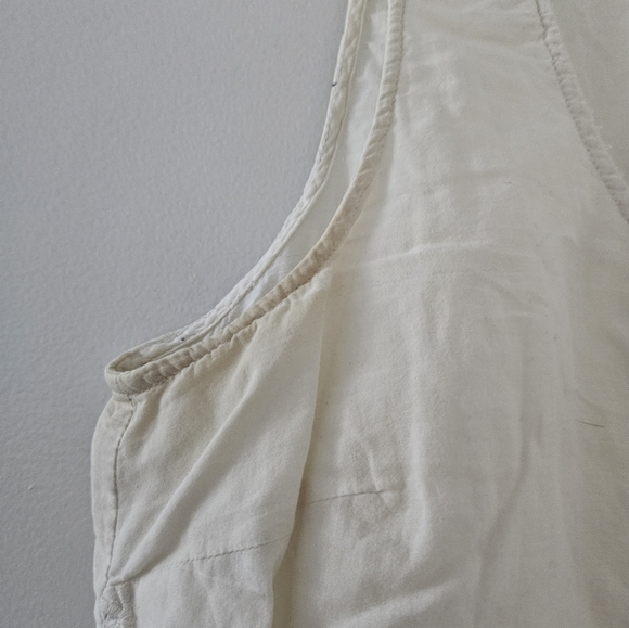 Smart Set white cotton camisole, size small - Picture 3 of 4